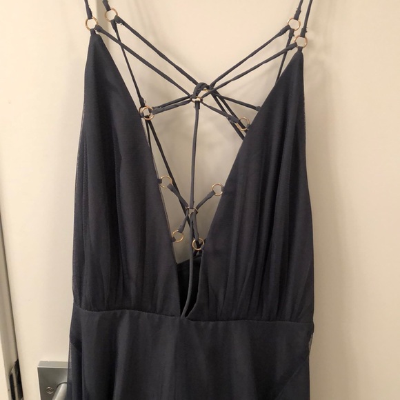 Tulle Lace up Maxi - Picture 5 of 5